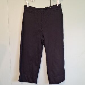 Lauren Ralph Lauren 100% Cotton Black Capri Size 8